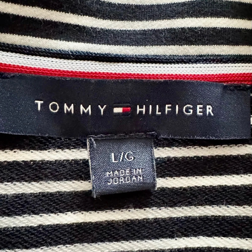 NWOT Tommy Hilfiger Striped Band Jacket Size Large - Picture 9 of 10